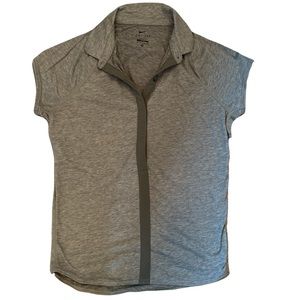 Nike Dri-Fit Gray Womens Polo